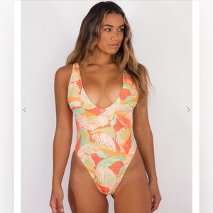 Skatie one piece Zoey in Sunset print